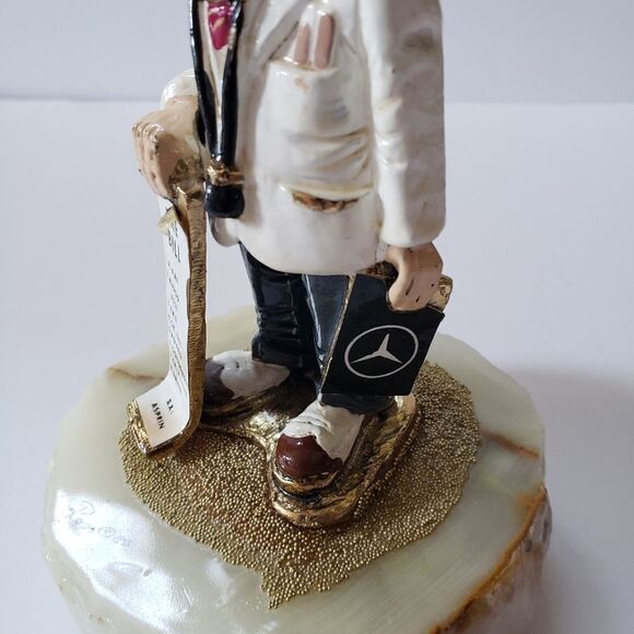 Vintage Ron Lee Clown "88" Doctor Bill Mercedes Manual Sculpture Figurine Signed - Picture 6 of 11